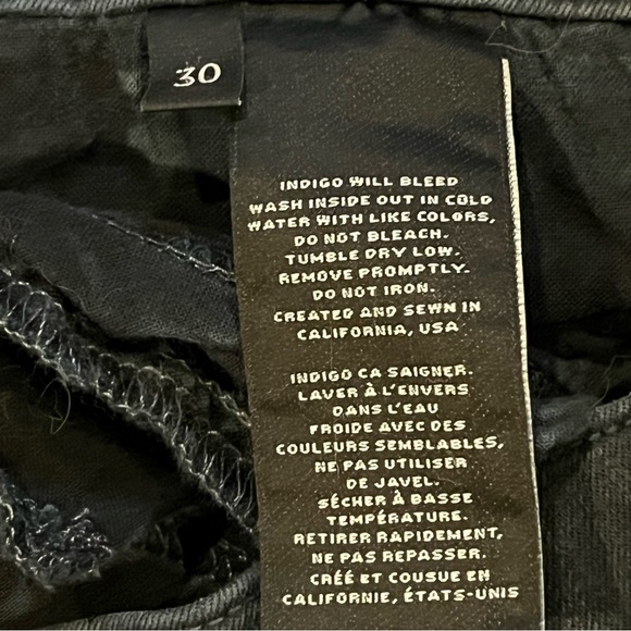 J Brand Super Skinny Black Tie Dye Jeans 30 - color Shat Glass - Picture 5 of 8